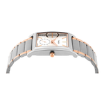 TIMEX Silver Tone Rectangle Dial Analog Silver Tone Men's Watch TW000L525