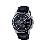 Casio Black Leather Strap Men's Watch EFR-526LJ-1A | 10518196