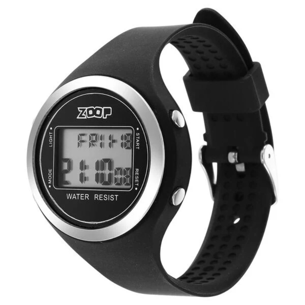 Zoop Digital Black Strap Girls Kids Digital Watch 26024PP01