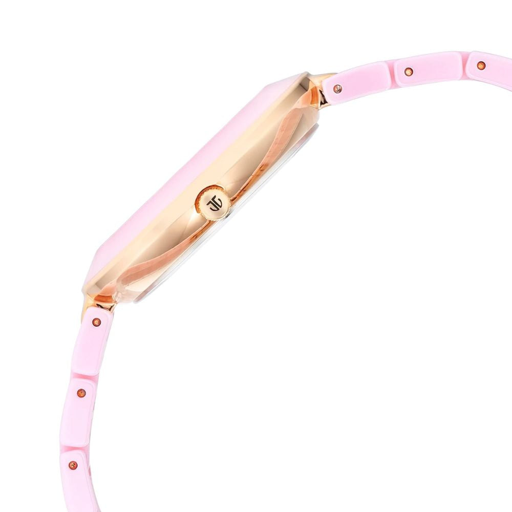 Titan Pink Ceramics Pink Women's Watch 95189KC04