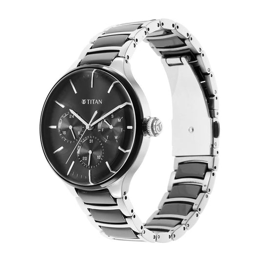 Titan Ceramic Fusion Black Men's Watch 90148KD01