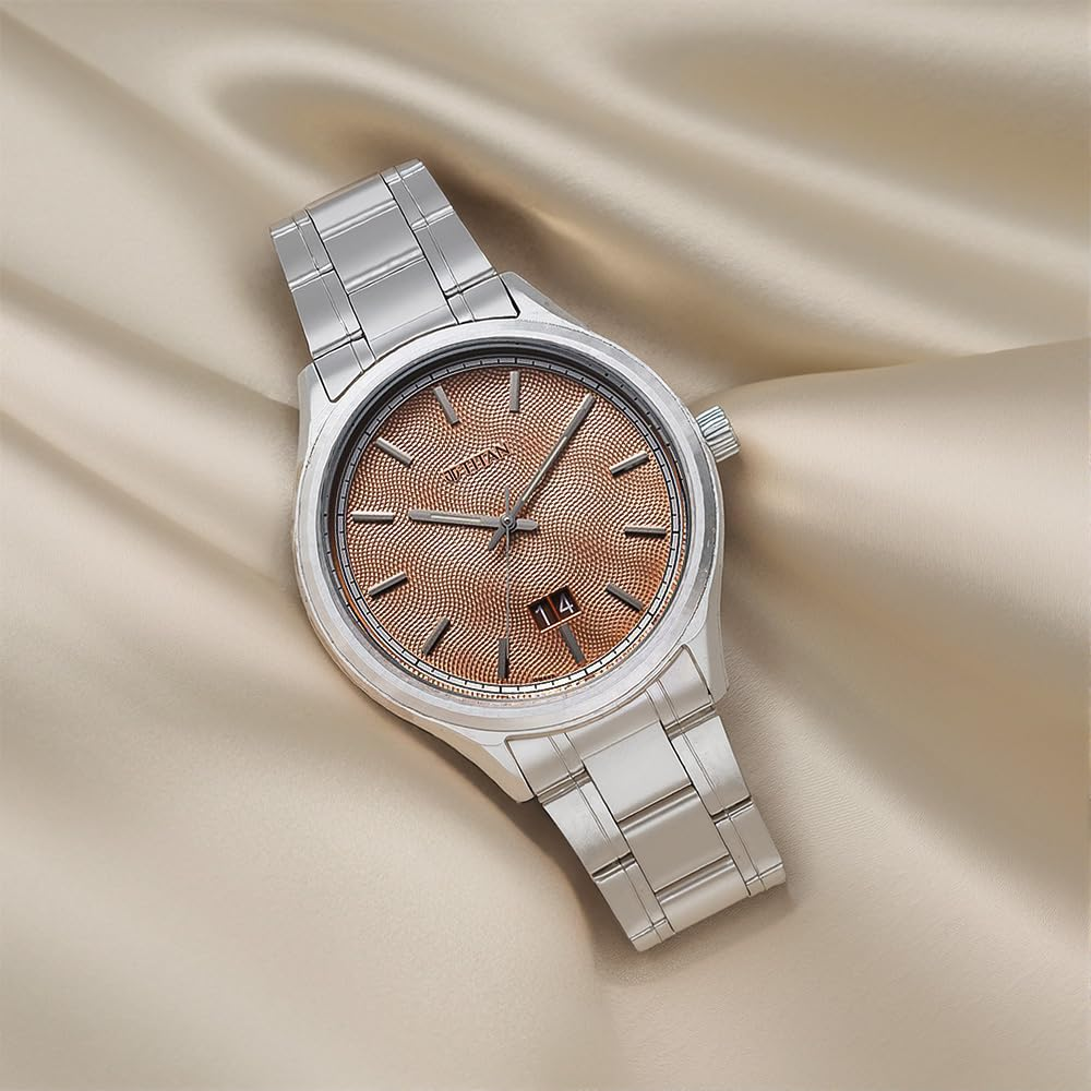 Titan Palette of Colours Orange Dial Men's Watch 10033SM04