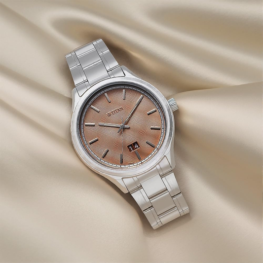 Titan Palette of Colours Orange Dial Men's Watch 10033SM04