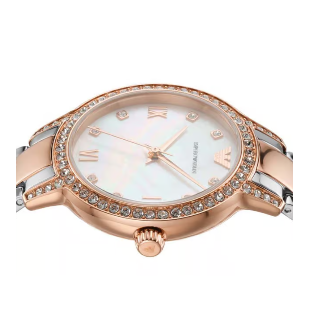 Emporio Armani Cleo Mother Of Pearl Dial Analog Women's Watch AR11499