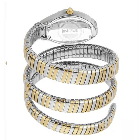 Just Cavalli Signature Snake Silver Women's Watch JC1L184M0035