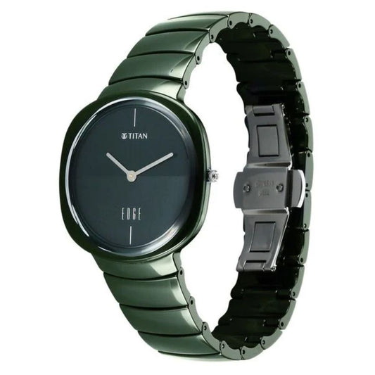 Titan Squircle Camo Green Unisex Watch 1841QC05