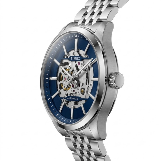 Timex Automatic Blue Dial Men's Watch TWEG31600