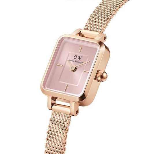 Daniel Wellington Quadro Rose Gold Women's Watch DW00100650K