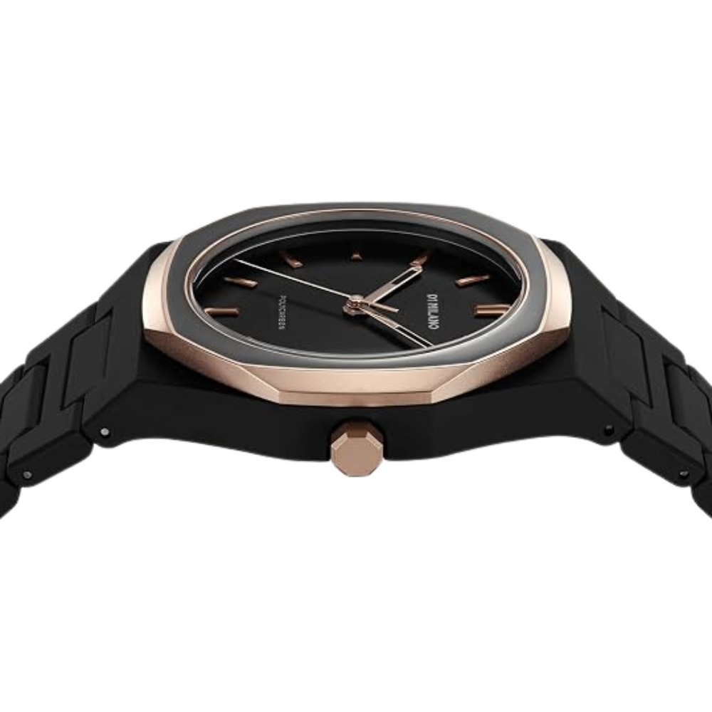 D1 Milano Polycarbon Black Dial Unisex Watch PCBJ35
