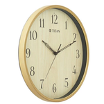 Titan Contemporary Light Brown Dial Wall Clock NSW0080PA01