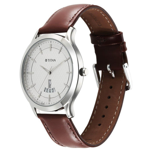 Titan Karishma Silver Men's Watch 1825SL15