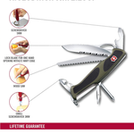 Victorinox Ranger Grip 178 Green/Black Knife 0.9663.MWC4