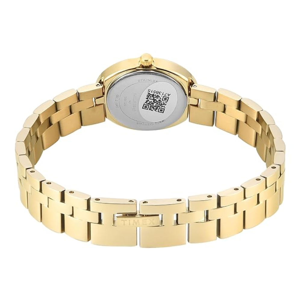 Timex Trendline Oval Gold Analog Women's Watch TWEL27100