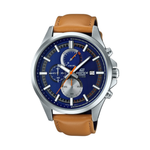 Casio Brown Leather Strap Men's Watch Edifice EFV-520L-2AV | 10535168