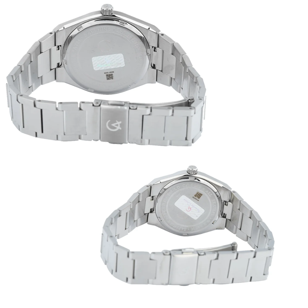 Alexandre Christie Classic Green Couple's Quartz Watch 8697MDLDSSGN
