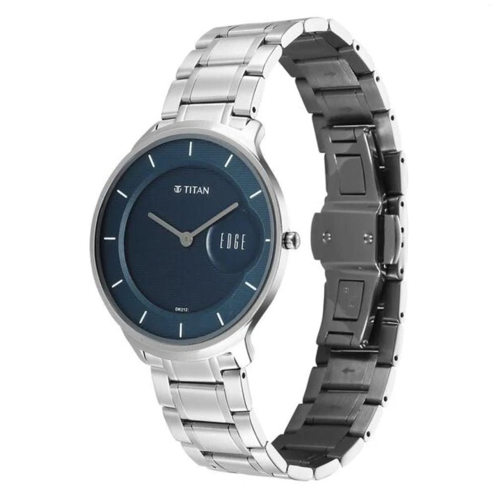Titan Edge Murals Blue Dial Men's Watch 1843SM03