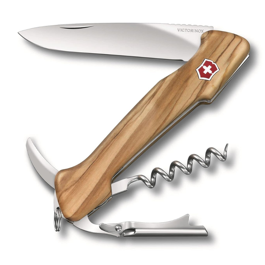 Victorinox Wine Master Olive Wood Brown Knife 0.9701.64