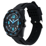 Zoop Black Dial Black Strap Boys Kids Analog Watch 16016PP02