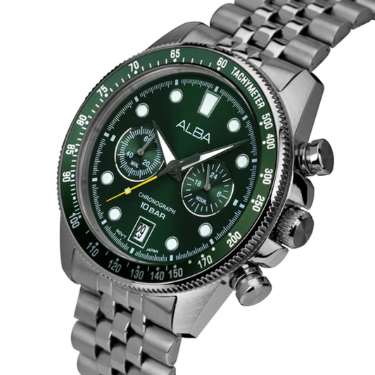 ALBA Deep Green Dial Men's Watch A4B029X1