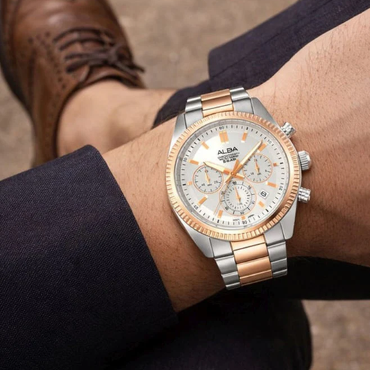 ALBA Silver Dial Men's Watch AT3K14X1