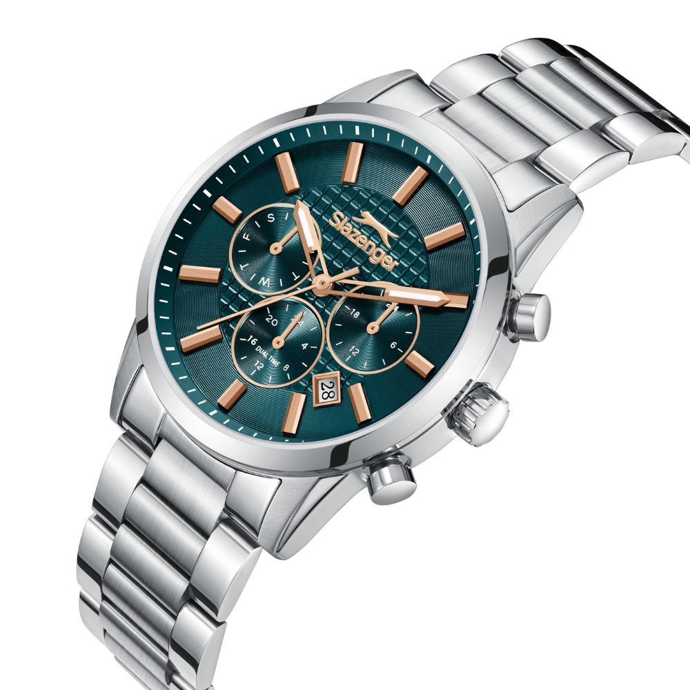Slazenger Multifunction Dark Green Dial Men's Watch SL.09.2648.2.370