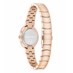 Calvin Klein Twisted Bezel Green Dial Women's Analog Stainless Steel Watch 25100148