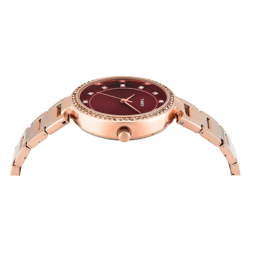Timex Trendline Red Dial Women's Watch TWEL18724