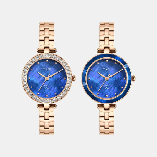 Timex Fria Mother Of Pearl Women's Watch TWEL29200