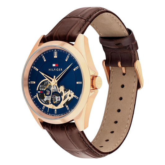 Tommy Hilfiger Baker Blue Dial Men's Automatic Watch TH1710715