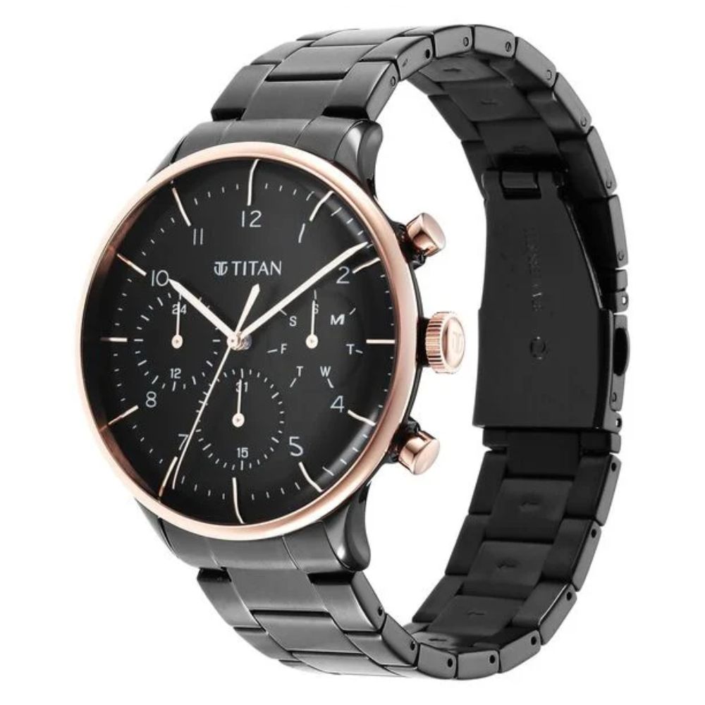 Titan Urban Magic Black Men's Watch 90102KM01