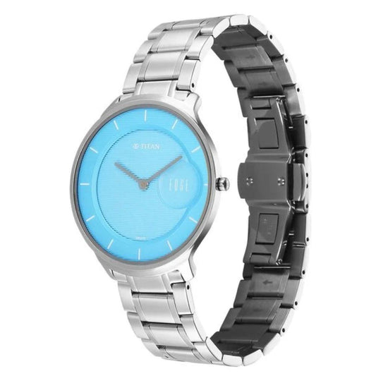 Titan Edge Murals Blue Dial Men's Watch 1843SM04