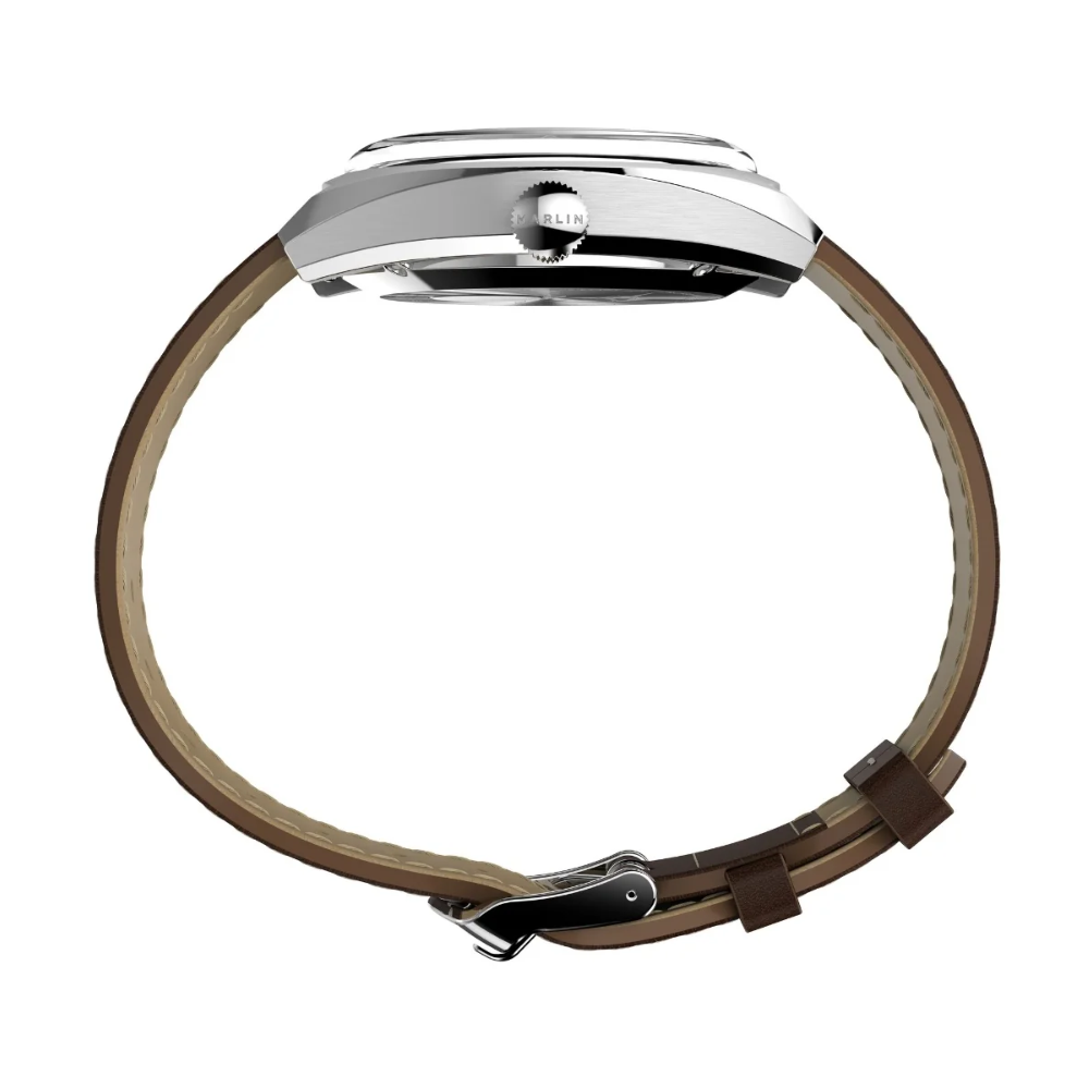 TIMEX Marlin Silver Brown Men Watch TW2V62000U9