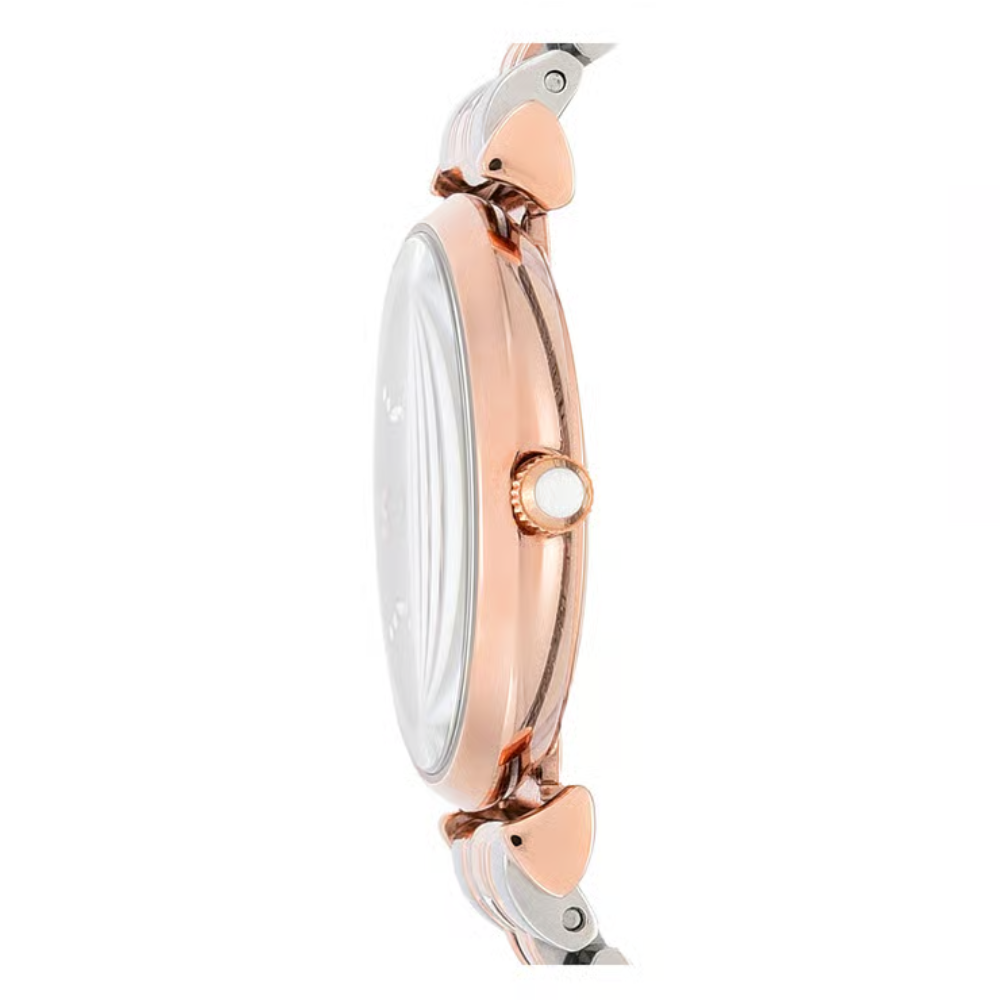 Emporio Armani Gianni T-Bar White Dial Analog Watch for Women AR1926