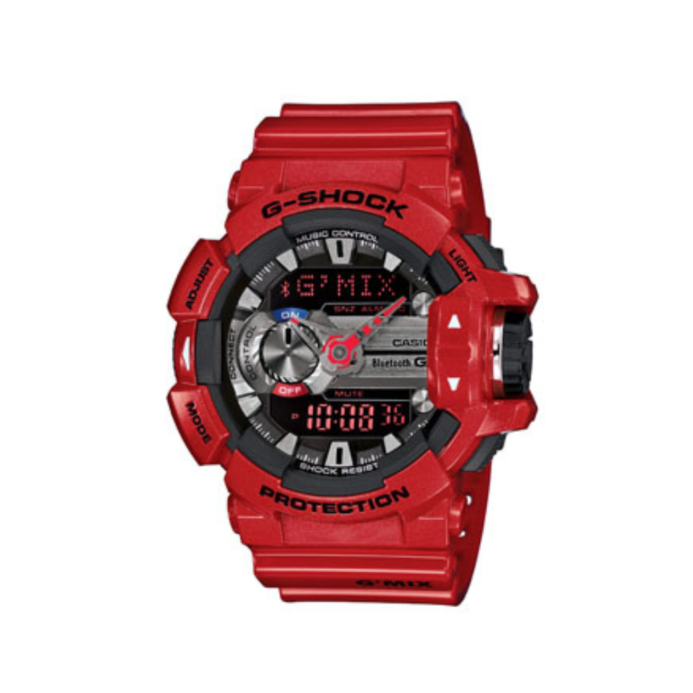 Casio Red Resin Strap Men's Watch GBA-400-4A | 10479601