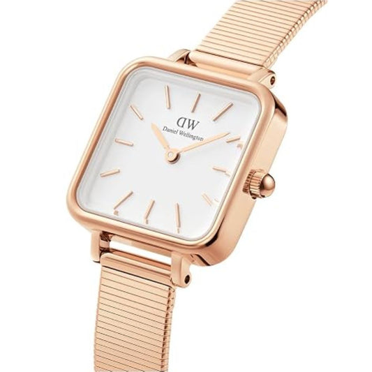Daniel Wellington Quadro Rose Gold Women's Watch DW00100517K