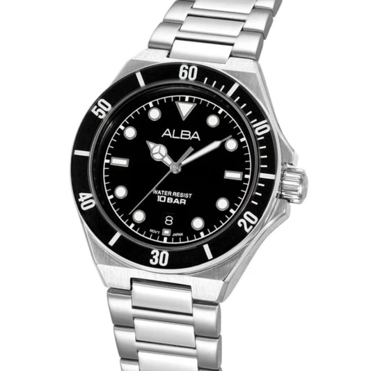 Alba Black Men Watch AS9W19X1
