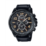 Casio Black Leather Strap Men's Watch EFR-302L-1AV | 10505269
