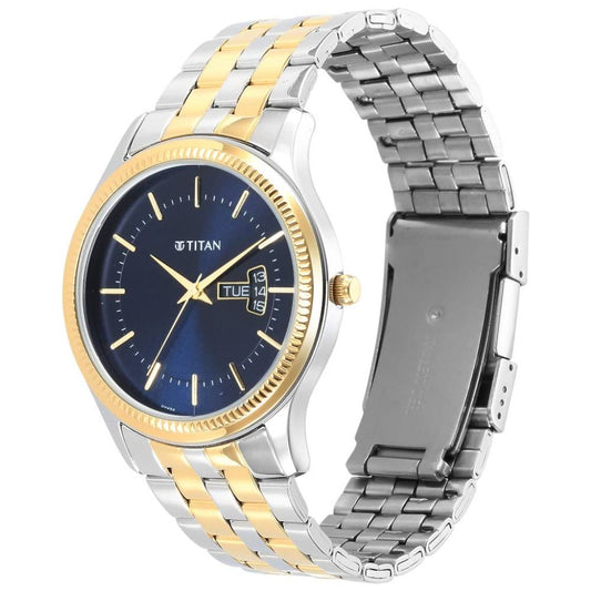 Titan Karishma Trendsetter Midnight Blue Men's Watch 1824BM03