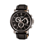 Casio Black Leather Strap Men's Watch BEM-507BL-1AV | 10399311