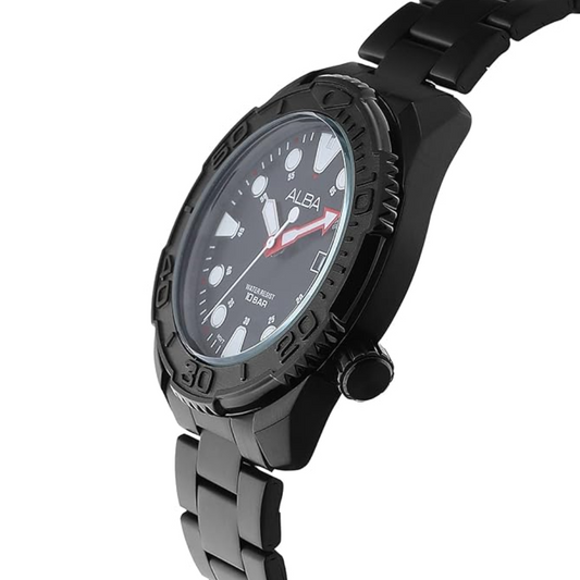 ALBA Active Black Men's Watch AG8M13X1