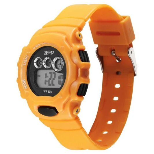 Zoop Digital Yellow Strap Boys Kids Digital Watch 26035PP07
