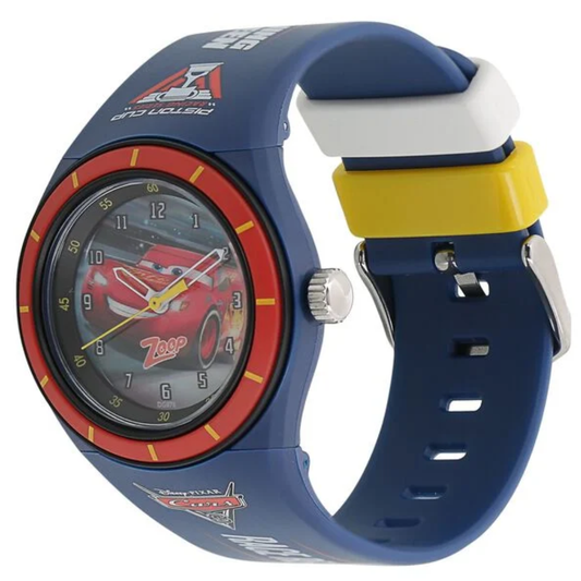 Zoop Disney Cars Blue Strap Boys Analog Watch - C4048PP14