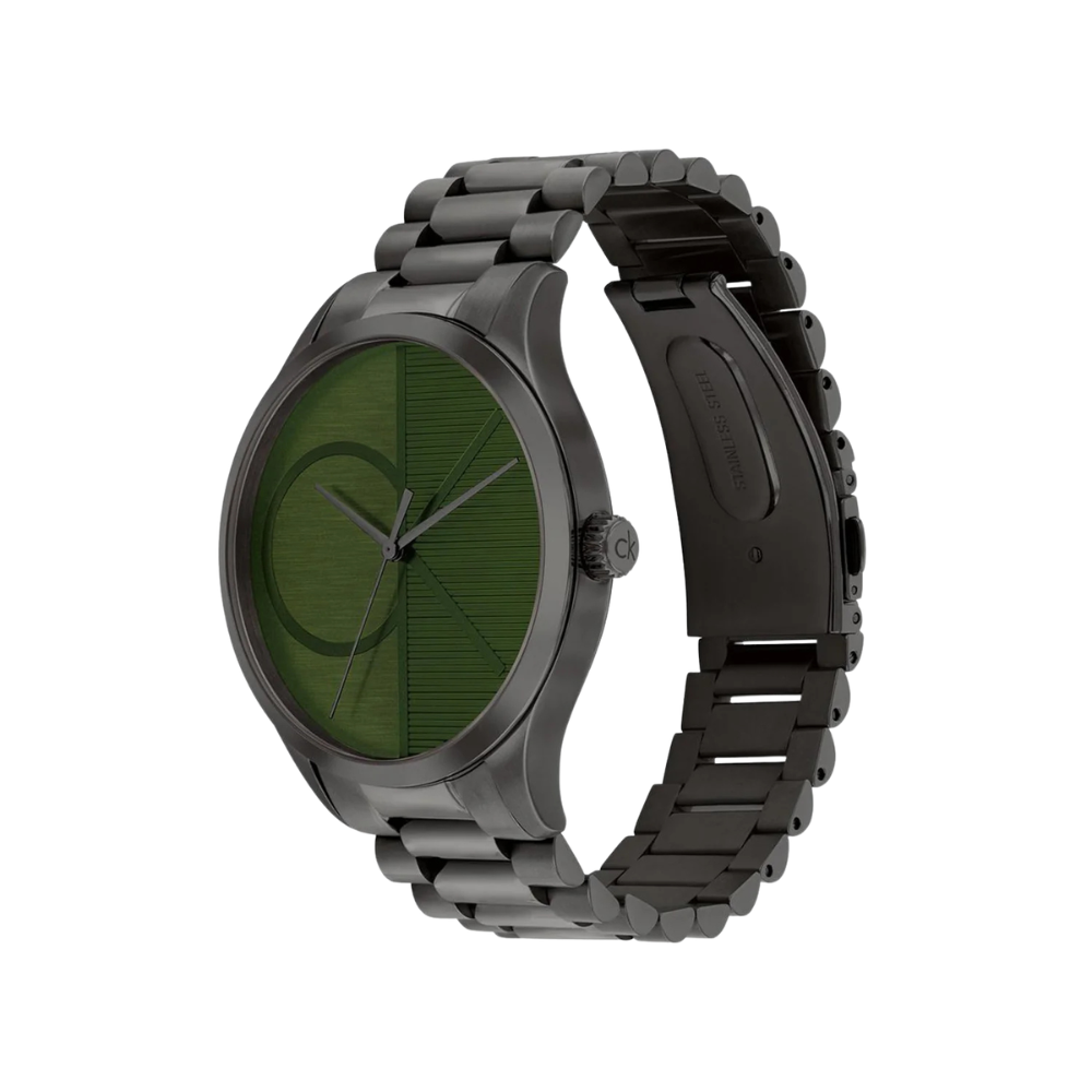 Calvin Klein Iconic Green Dial Unisex Watch 25300027