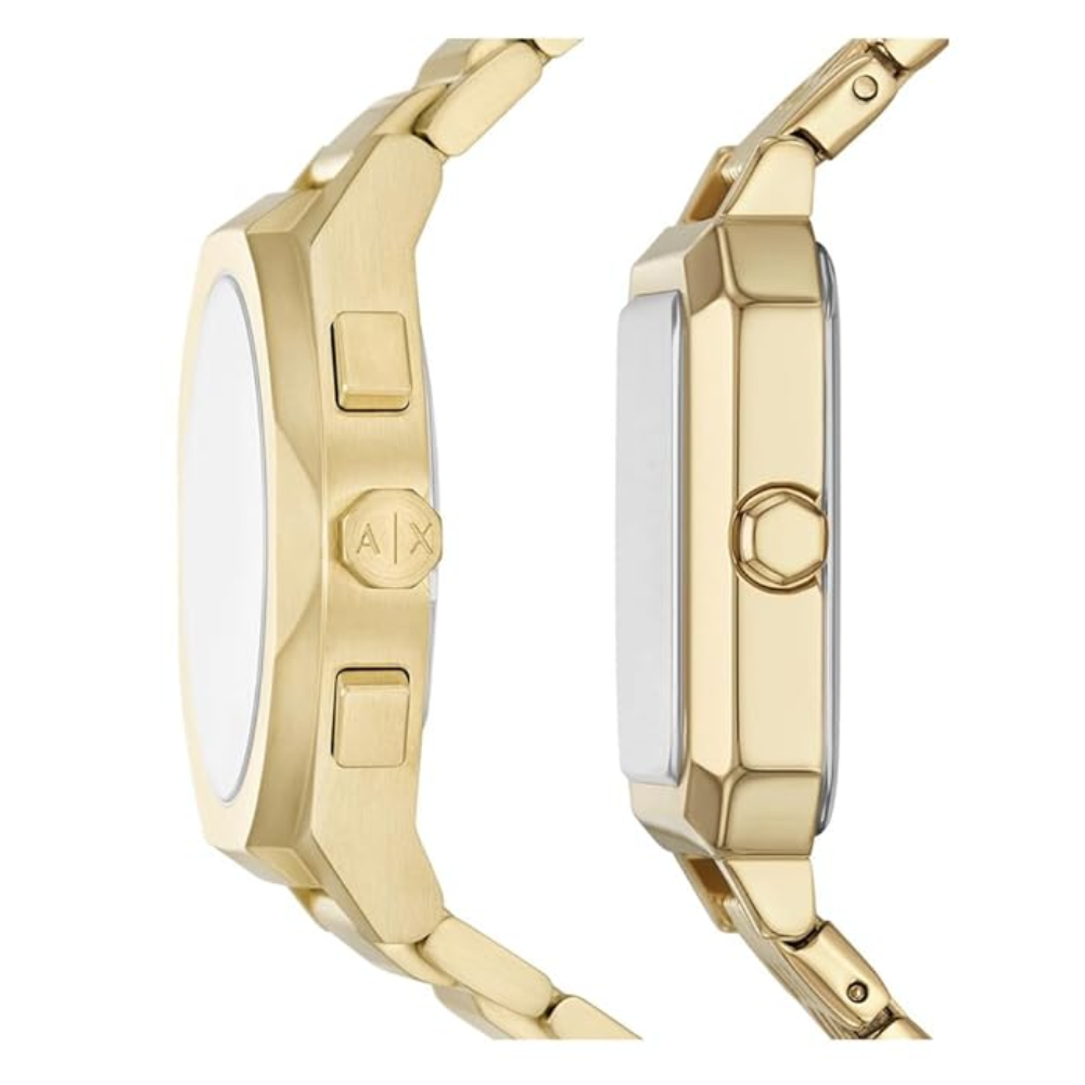 Armani Exchange Sync Gold Men's Watch AX7171SET
