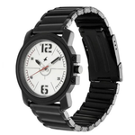 Fastrack Hitlist Silver Dial Stainless Steel Strap Watch for Guys NS3039NM01