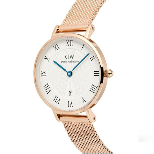 Daniel Wellington White Round Dial Analogue White Women’s Watch DW00100856K