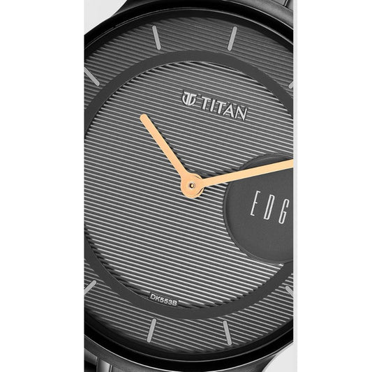Titan Edge Black Men's Watch 1843NM03
