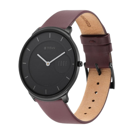 Titan Edge Baseline Black Men's Watch 1843NL01