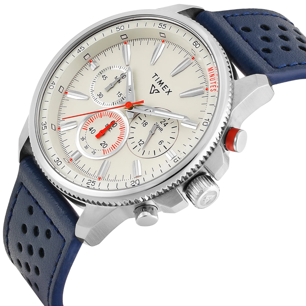 Timex Vector Silver Round Analogue Men's Watch - TWEG35000