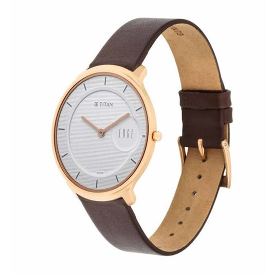 Titan Edge White Dial Men's Watch 1843WL01